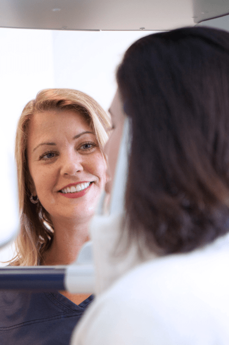 Dental Hygenist helping a patient West Chester, PA